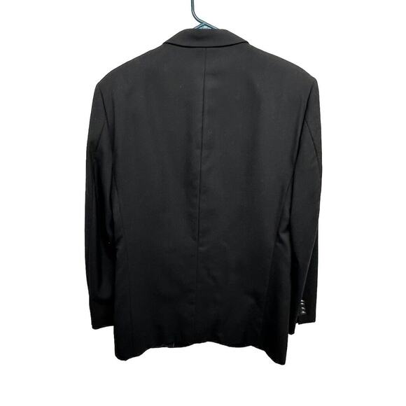 Emanuel Ungaro Mens Black 3 Button Suit Jacket Wool Size‎ 37 R - Picture 6 of 10